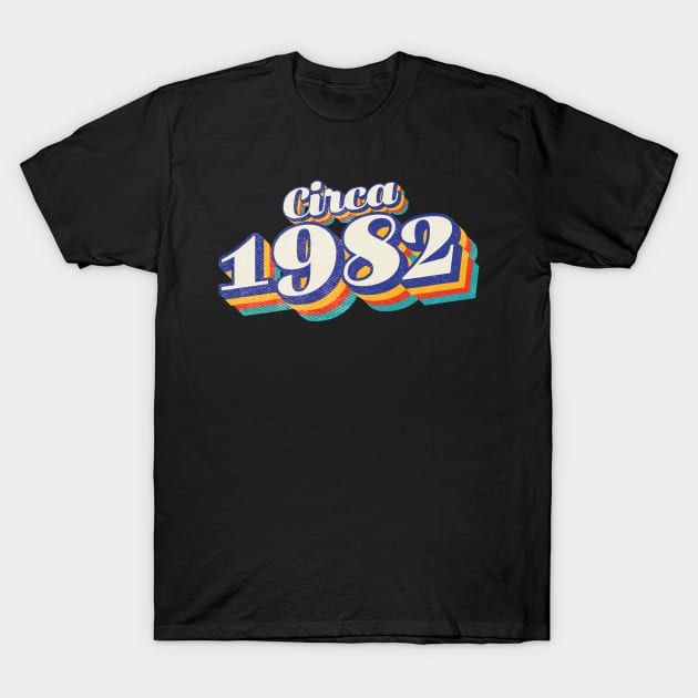 1982 Birthday T-Shirt by Vin Zzep